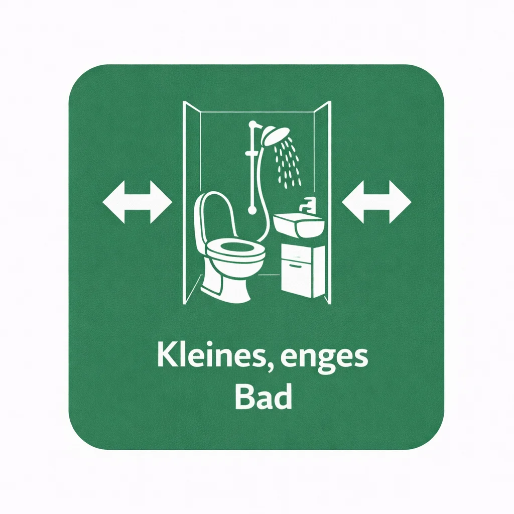 Kleines oder enges Bad