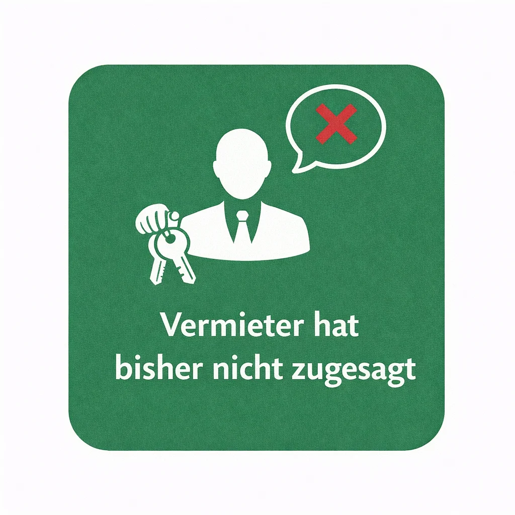 Miete, Zustimmung unklar