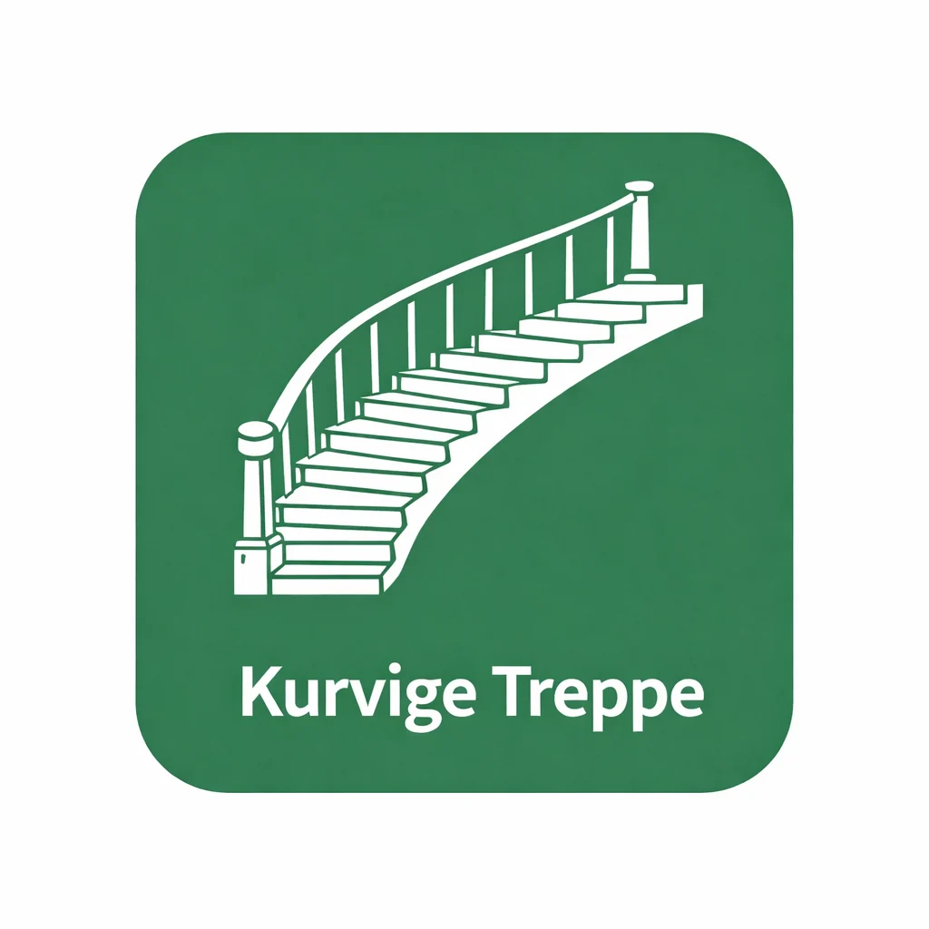 Kurvige Treppe