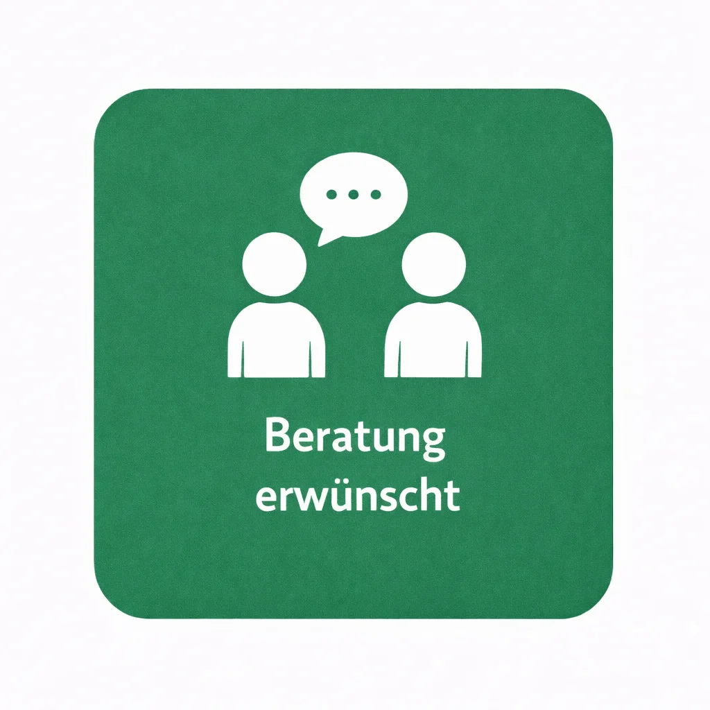 Erst Beratung gewünscht