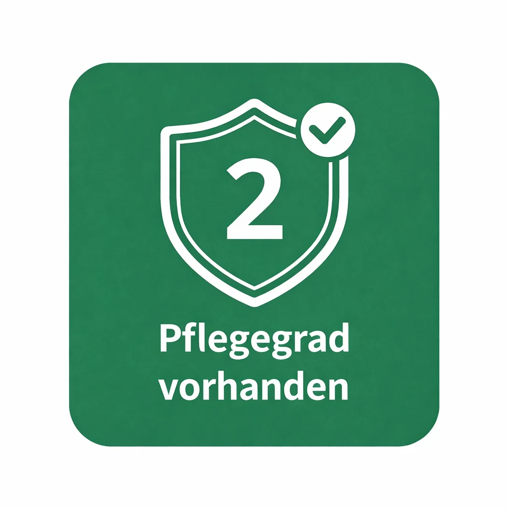 Pflegegrad vorhanden