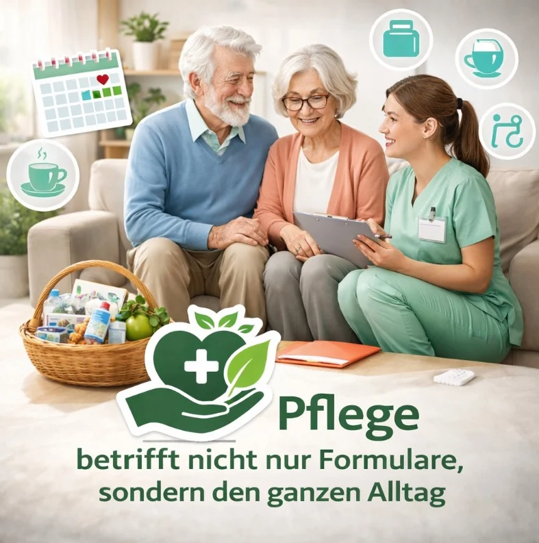 Pflege Portal mit Informationen zu Pflegegrad, Pflegeleistungen und Unterstützung im Alltag
