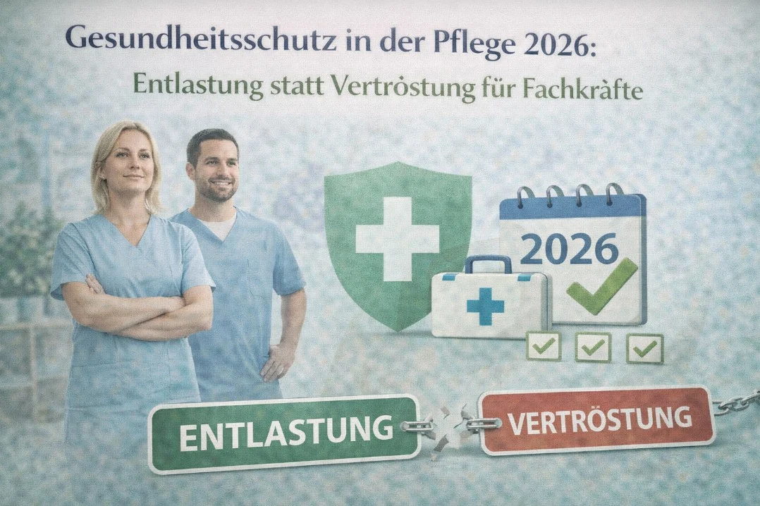 Gesundheitsschutz in der Pflege 2026: Entlastung statt Vertröstung für Fachkräfte