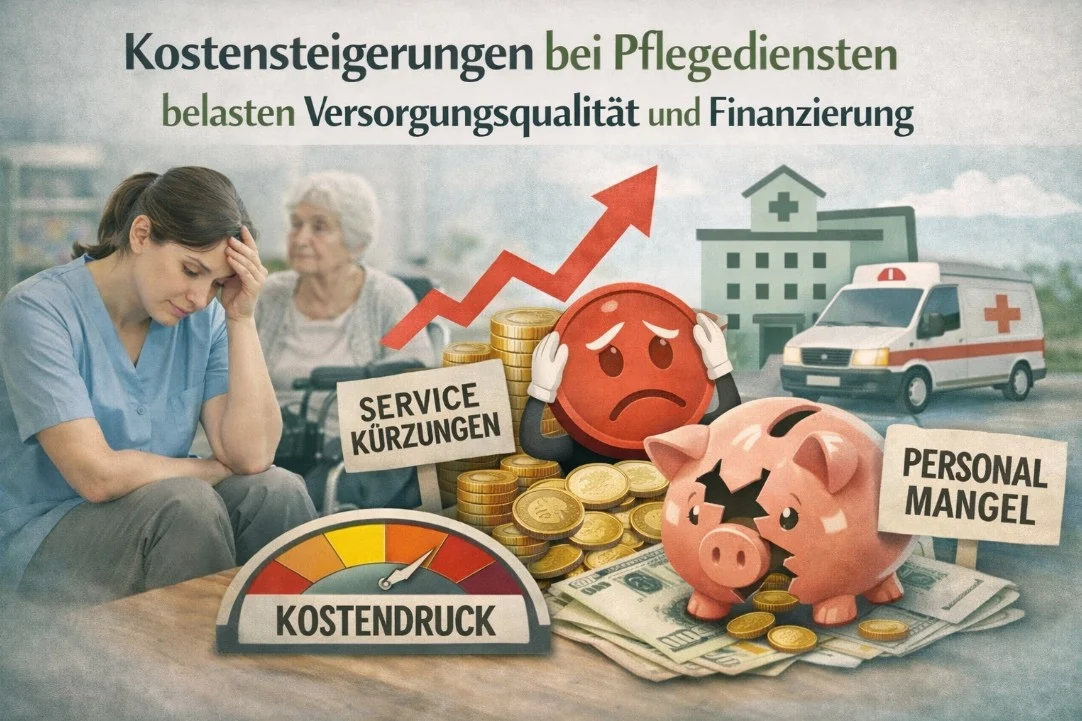 Kostensteigerungen bei Pflegediensten belasten Versorgungsqualität und Finanzierung