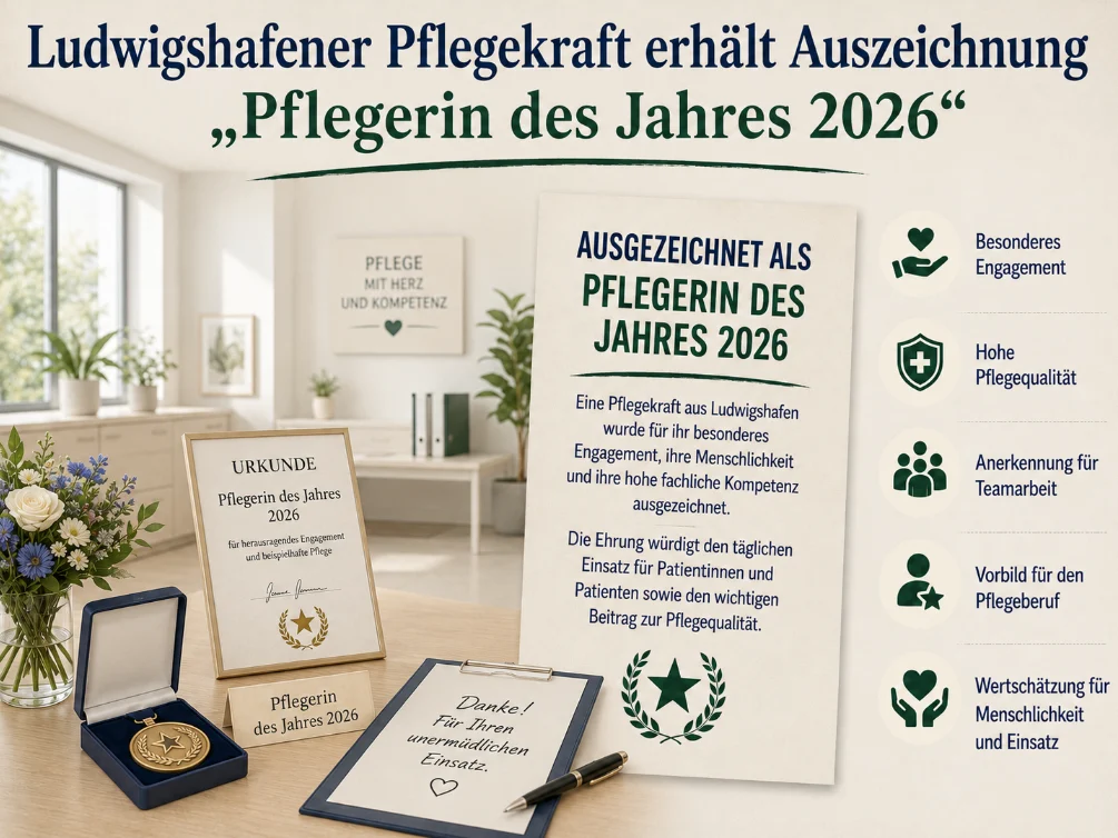 Ludwigshafener Pflegekraft erhält Auszeichnung „Pflegerin des Jahres 2026“