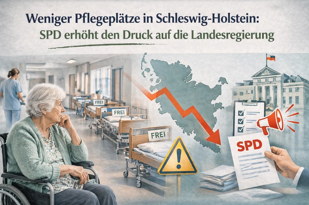 Weniger Pflegeplätze in Schleswig-Holstein: SPD erhöht den Druck auf die Landesregierung