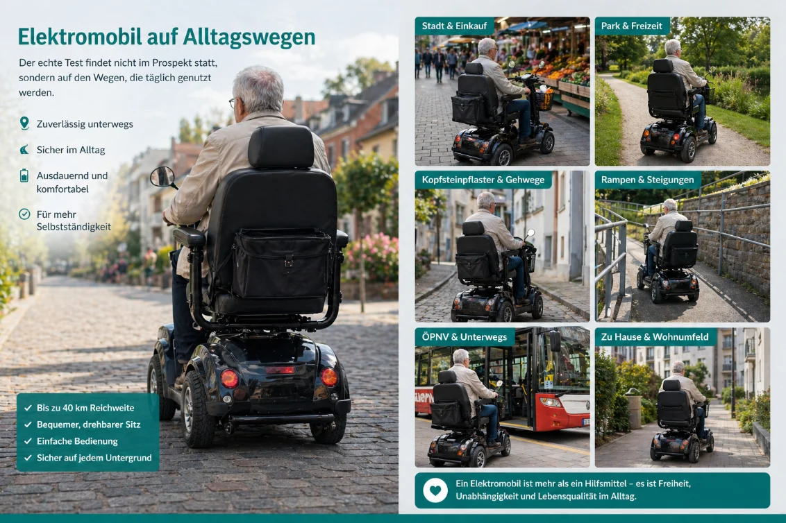Elektromobil auf Alltagswegen