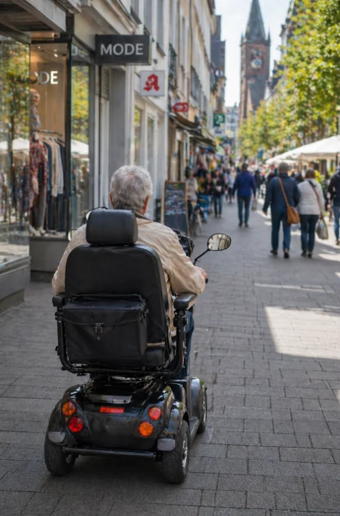Elektromobil als Mobilitätshilfe im Alltag