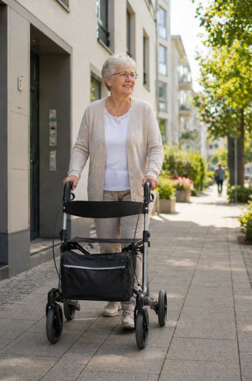 Rollator als Mobilitätshilfe im Alltag