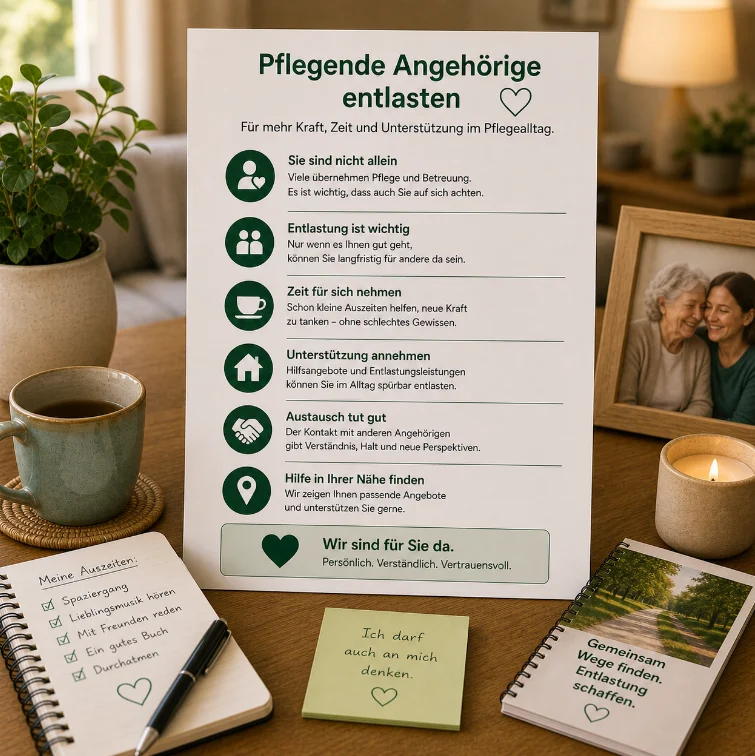 Pflegende Angehörige entlasten