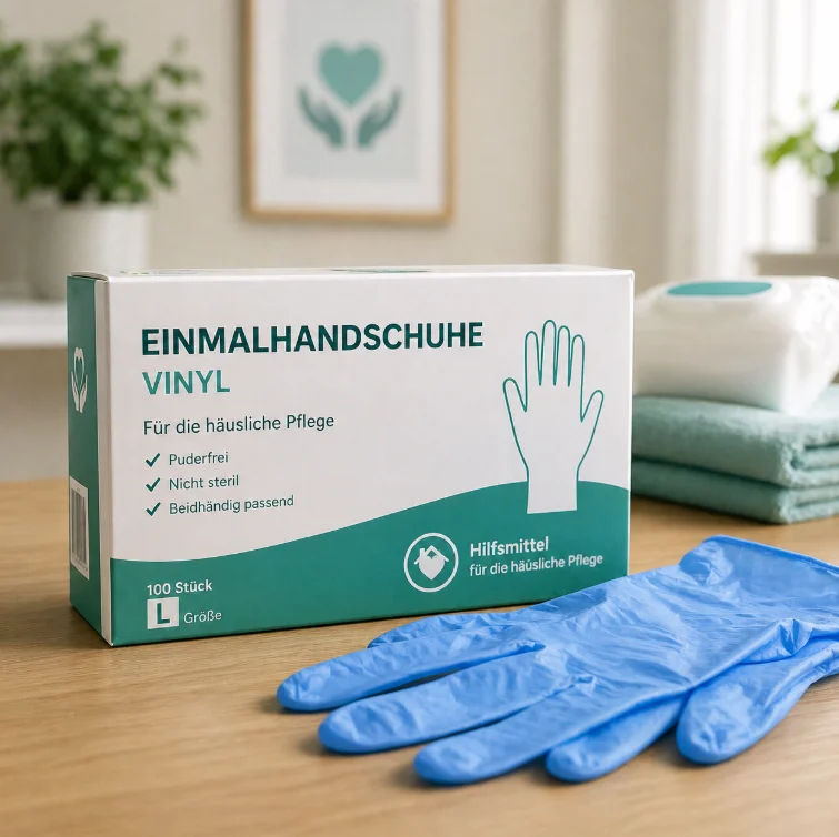 Einmalhandschuhe für die häusliche Pflege