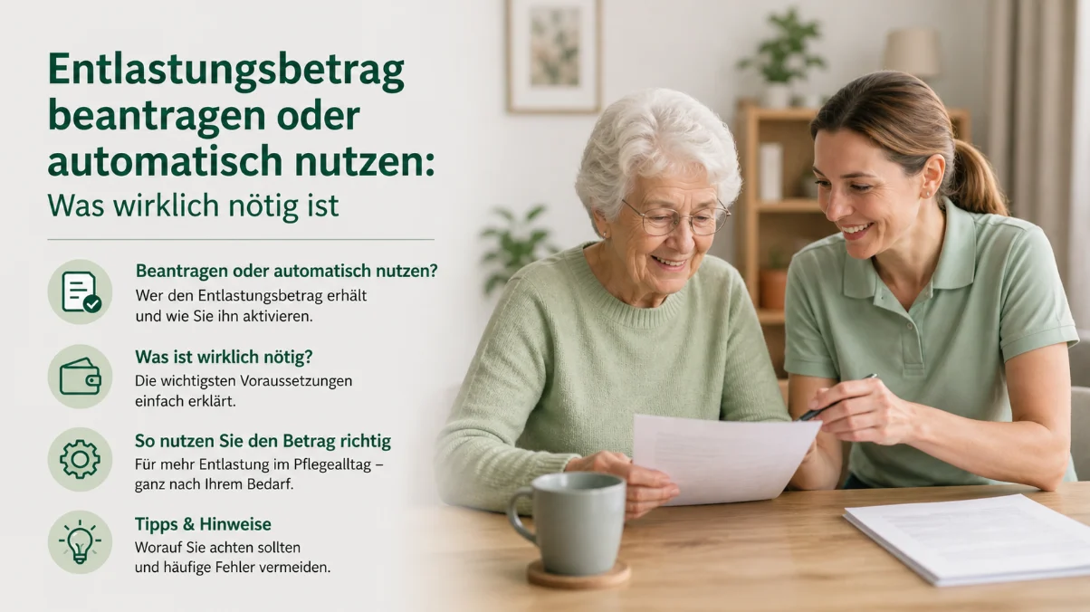 Entlastungsbetrag beantragen oder automatisch nutzen: Was wirklich nötig ist