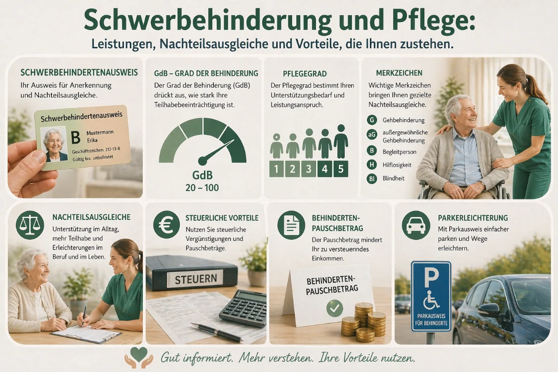 Nachteilsausgleiche bei Schwerbehinderung: Welche Vorteile möglich sind