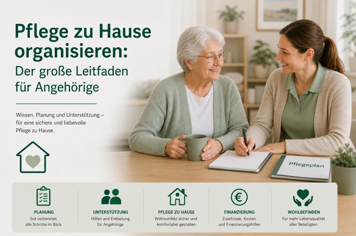 Pflege zu Hause organisieren: Der große Leitfaden für Angehörige