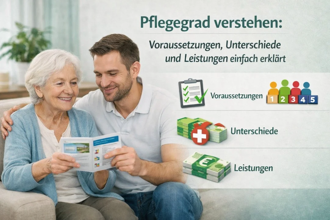 Pflegegrad verstehen: Voraussetzungen, Unterschiede und Leistungen einfach erklärt