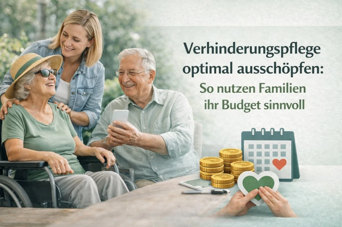 Verhinderungspflege optimal ausschöpfen: So nutzen Familien ihr Budget sinnvoll