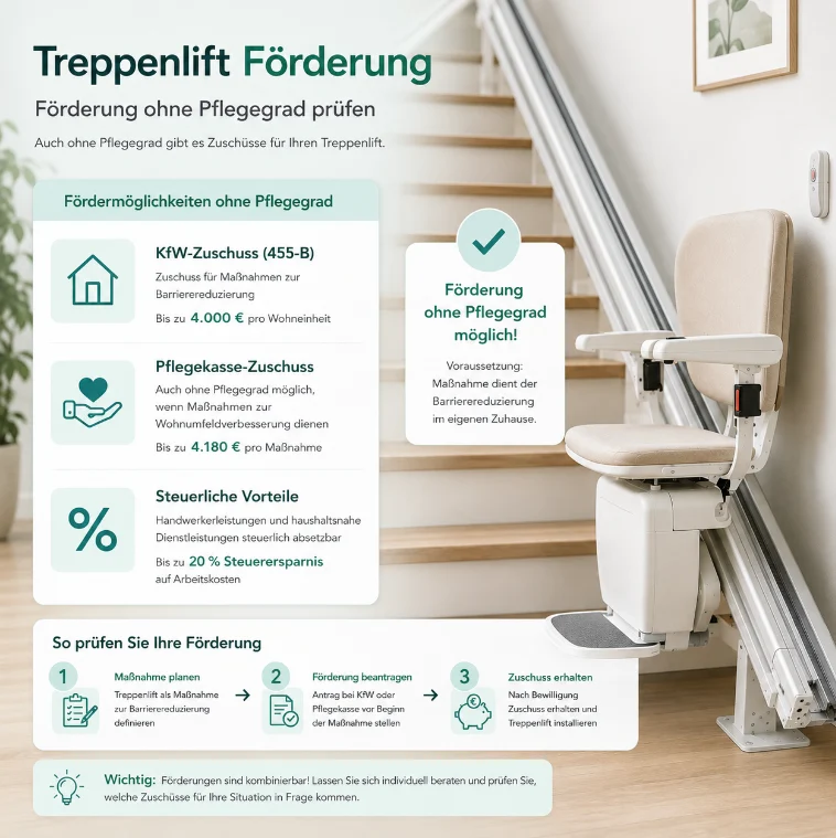 Förderung ohne Pflegegrad prüfen